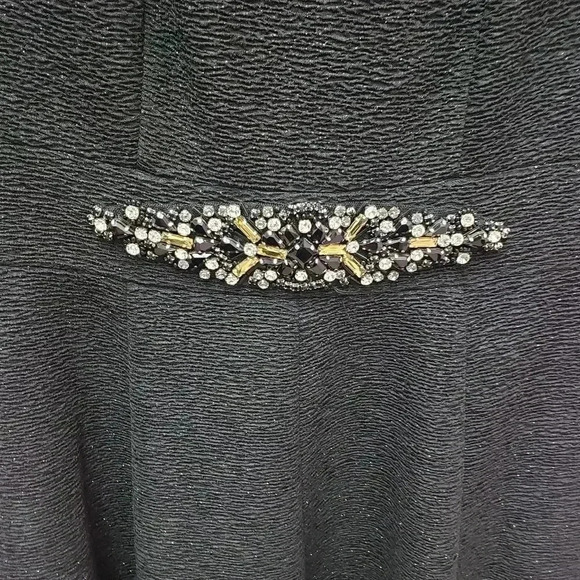 Eliza J Fit & Flare Dress w/Waist Embellishment - Picture 3 of 7